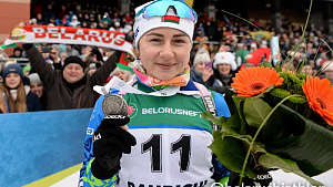 Ирина Кривко выиграла серебро в гонке преследования на открытом чемпионате Европы в Раубичах
