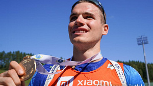 Дмитрий Лазовский - чемпион мира в спринте среди юниоров 